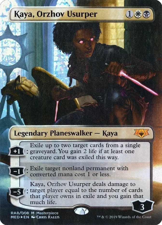 2018 Mythic Edition Kaya, Orzhov Usurper #RA8 card image