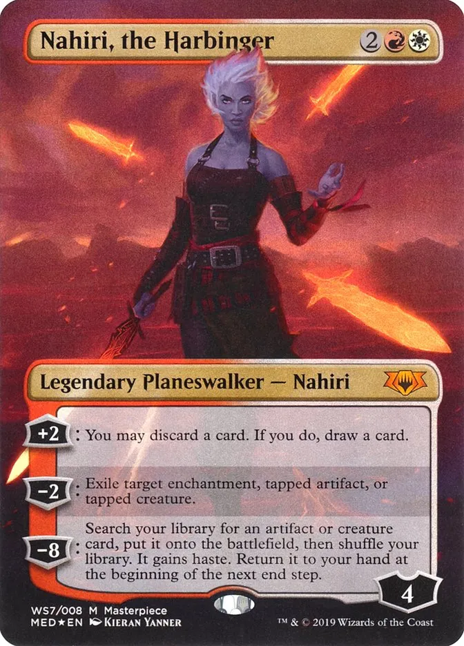 2018 Mythic Edition Nahiri, the Harbinger #WS7 card image
