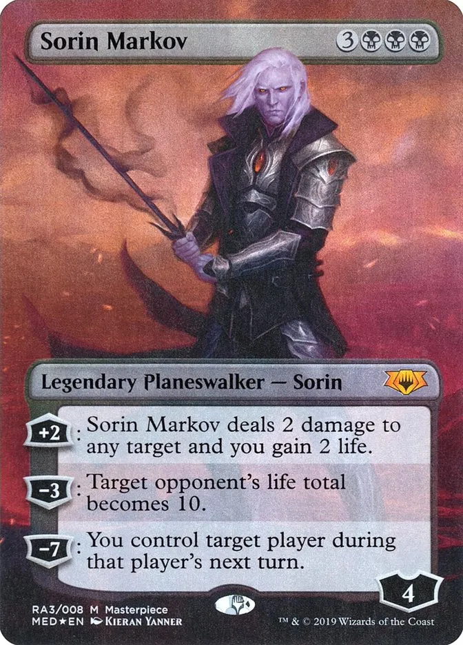 2018 Mythic Edition Sorin Markov #RA3 card image