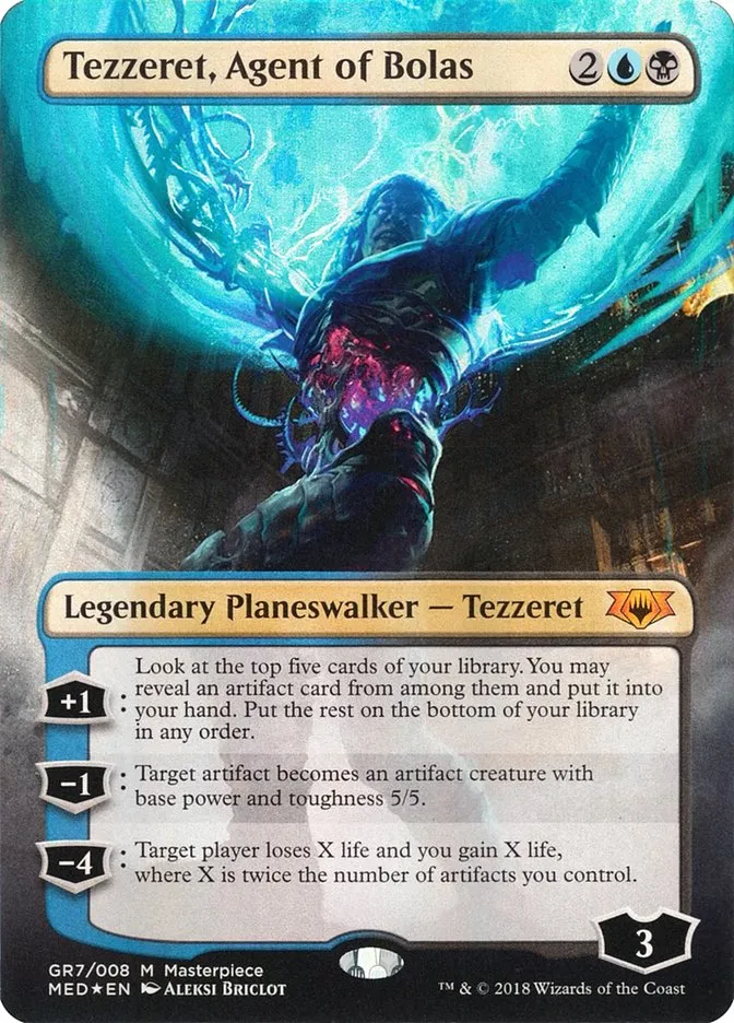 2018 Mythic Edition Tezzeret, Agent of Bolas mythic #GR7 mythic card image