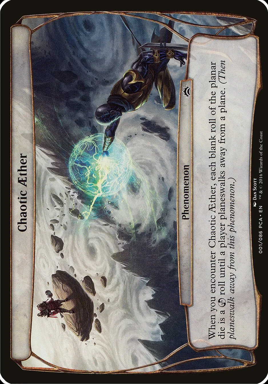 2016 Planechase Anthology Planes Chaotic Aether common #1 common card image