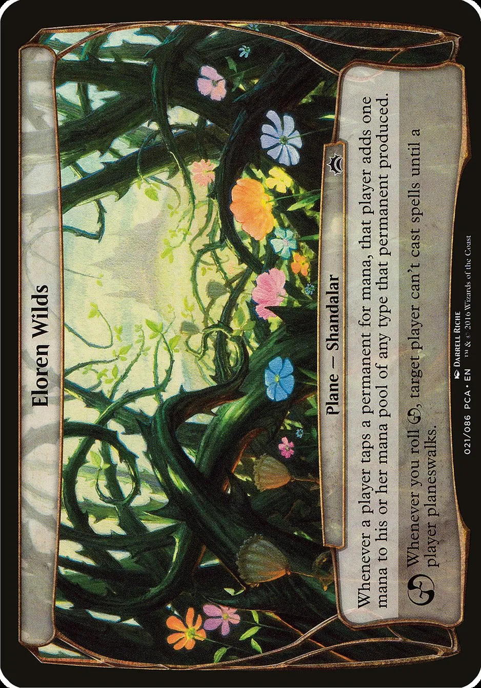 2016 Planechase Anthology Planes Eloren Wilds common #21 common card image