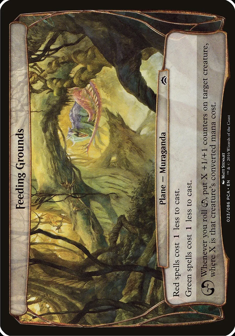 2016 Planechase Anthology Planes Feeding Grounds common #23 common card image