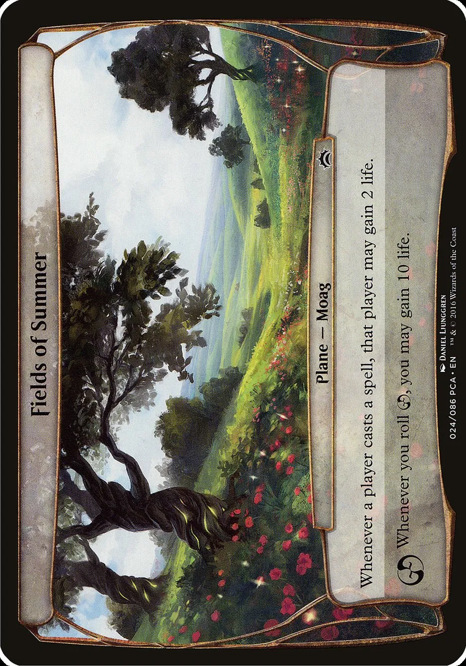 2016 Planechase Anthology Planes Fields of Summer common #24 common card image