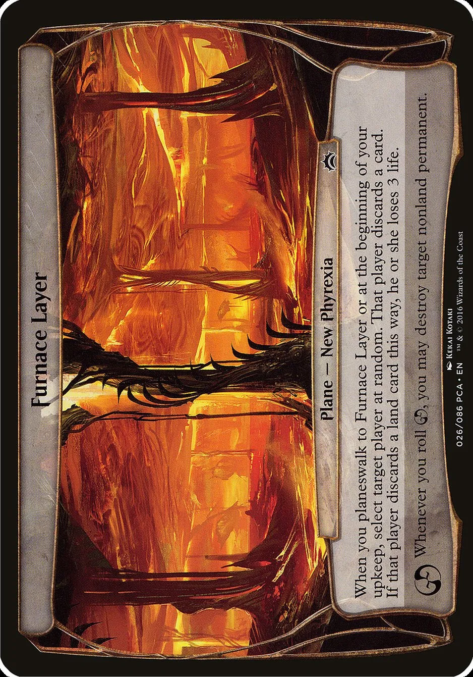 2016 Planechase Anthology Planes Furnace Layer common #26 common card image