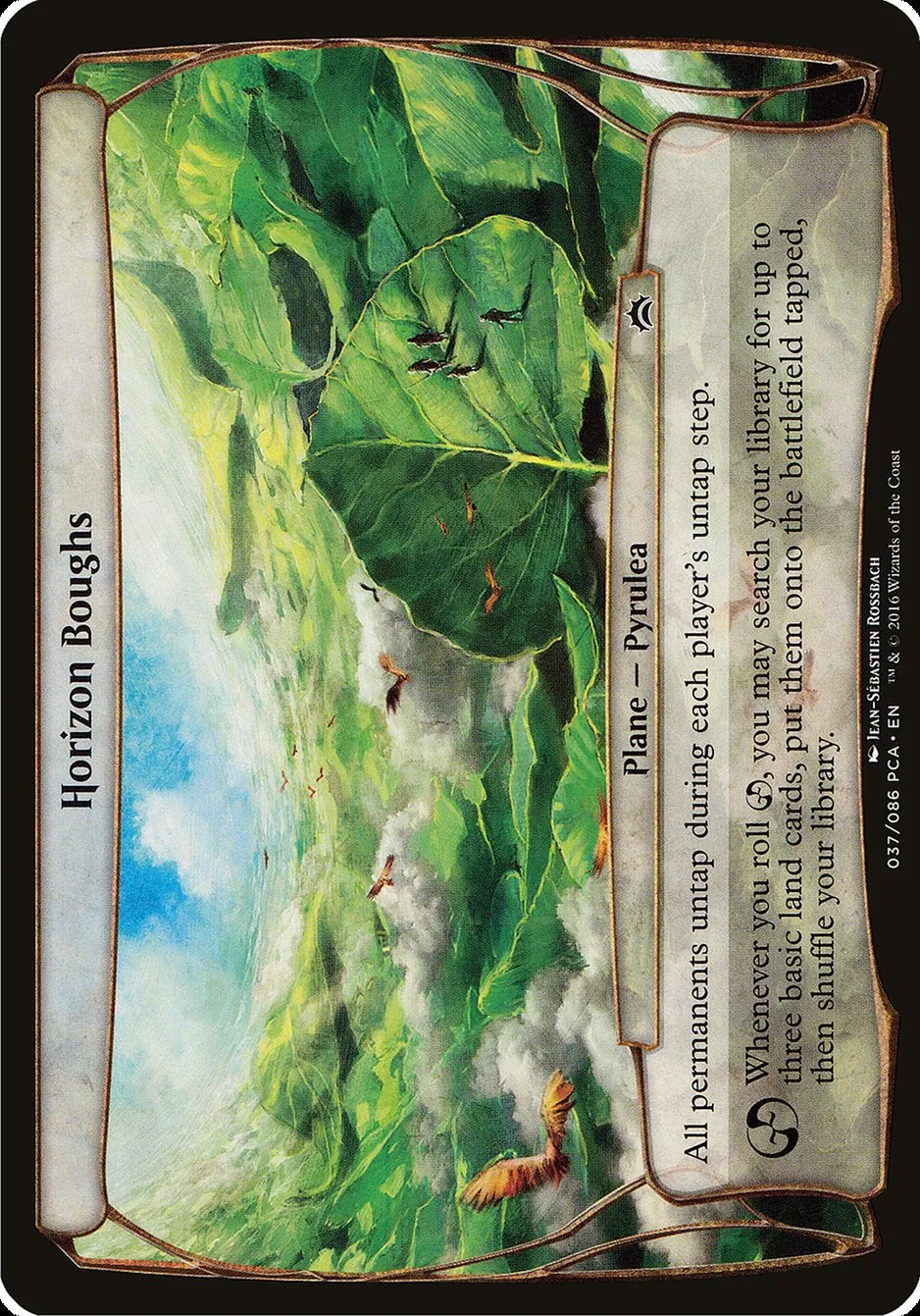 2016 Planechase Anthology Planes Horizon Boughs common #37 common card image
