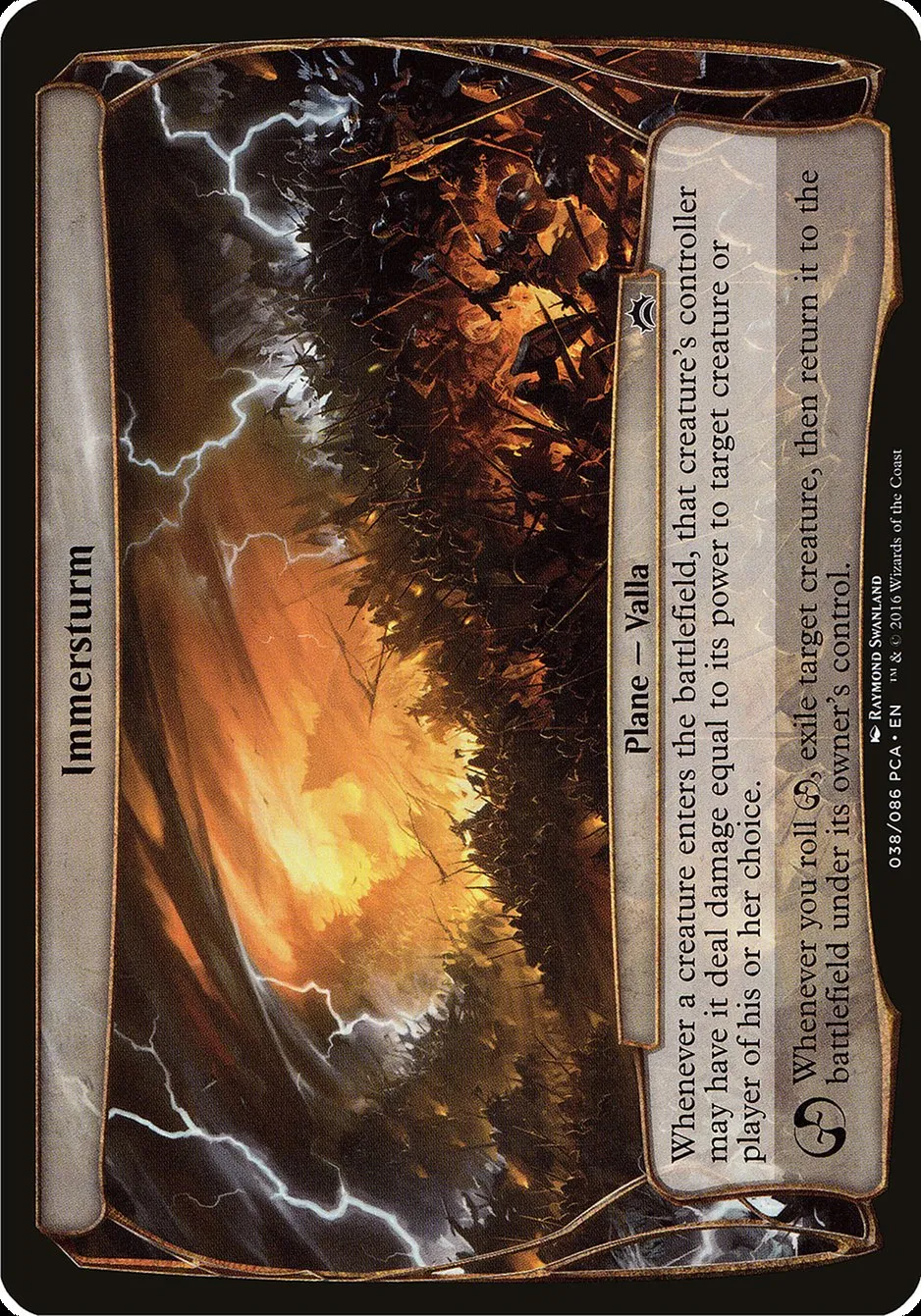 2016 Planechase Anthology Planes Immersturm common #38 common card image