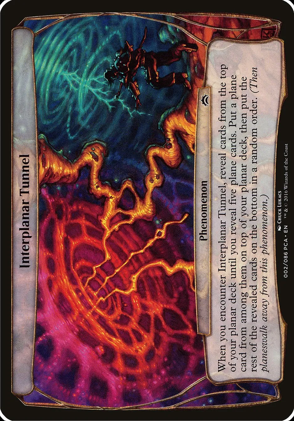2016 Planechase Anthology Planes Interplanar Tunnel common #2 common card image