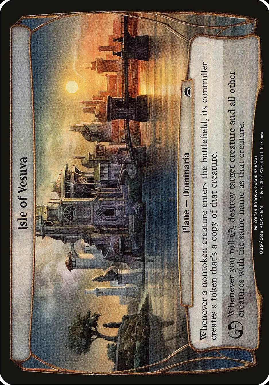 2016 Planechase Anthology Planes Isle of Vesuva common #39 common card image