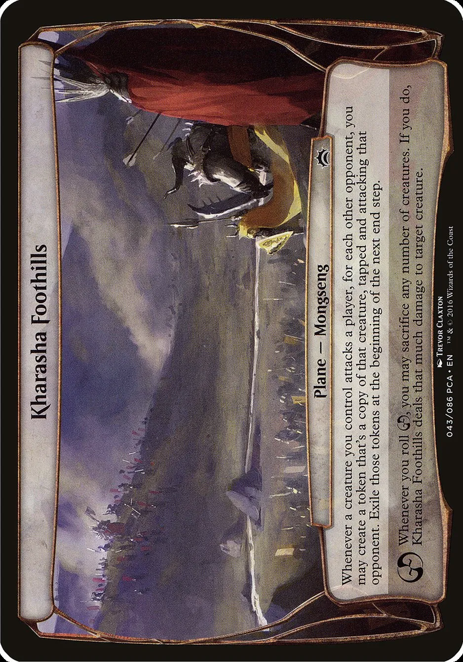 2016 Planechase Anthology Planes Kharasha Foothills common #43 common card image