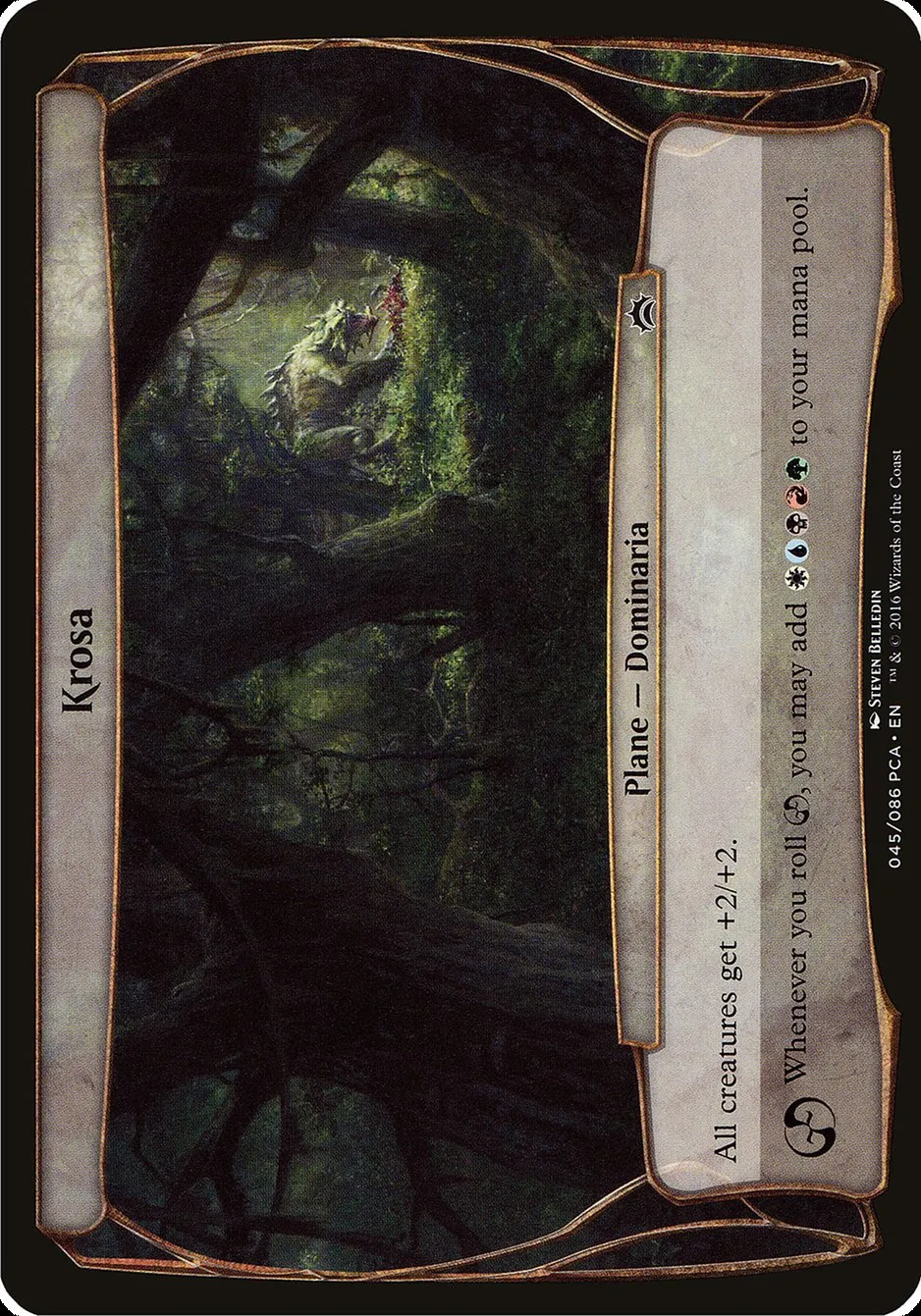 2016 Planechase Anthology Planes Krosa common #45 common card image