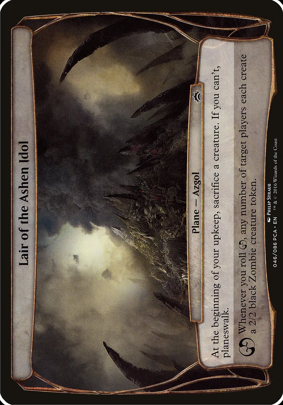 2016 Planechase Anthology Planes Lair of the Ashen Idol common #46 common card image