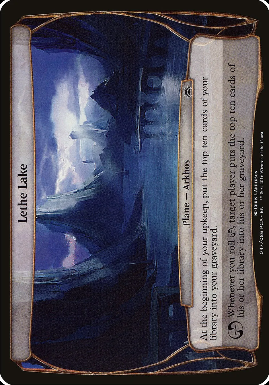2016 Planechase Anthology Planes Lethe Lake common #47 common card image