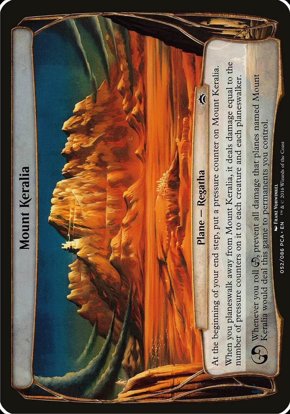 2016 Planechase Anthology Planes Mount Keralia common #52 common card image