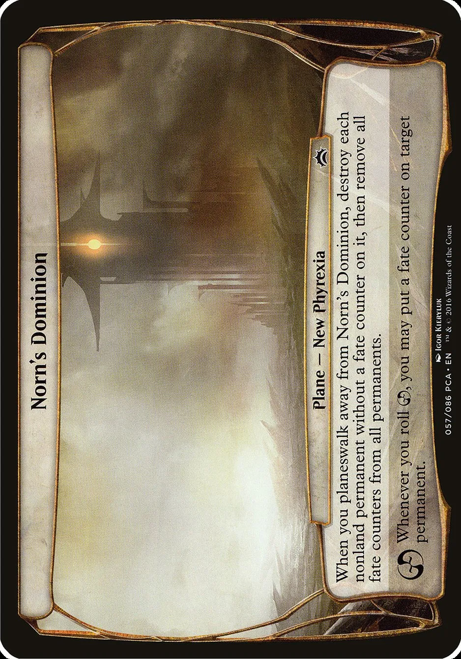 2016 Planechase Anthology Planes Norn's Dominion common #57 common card image