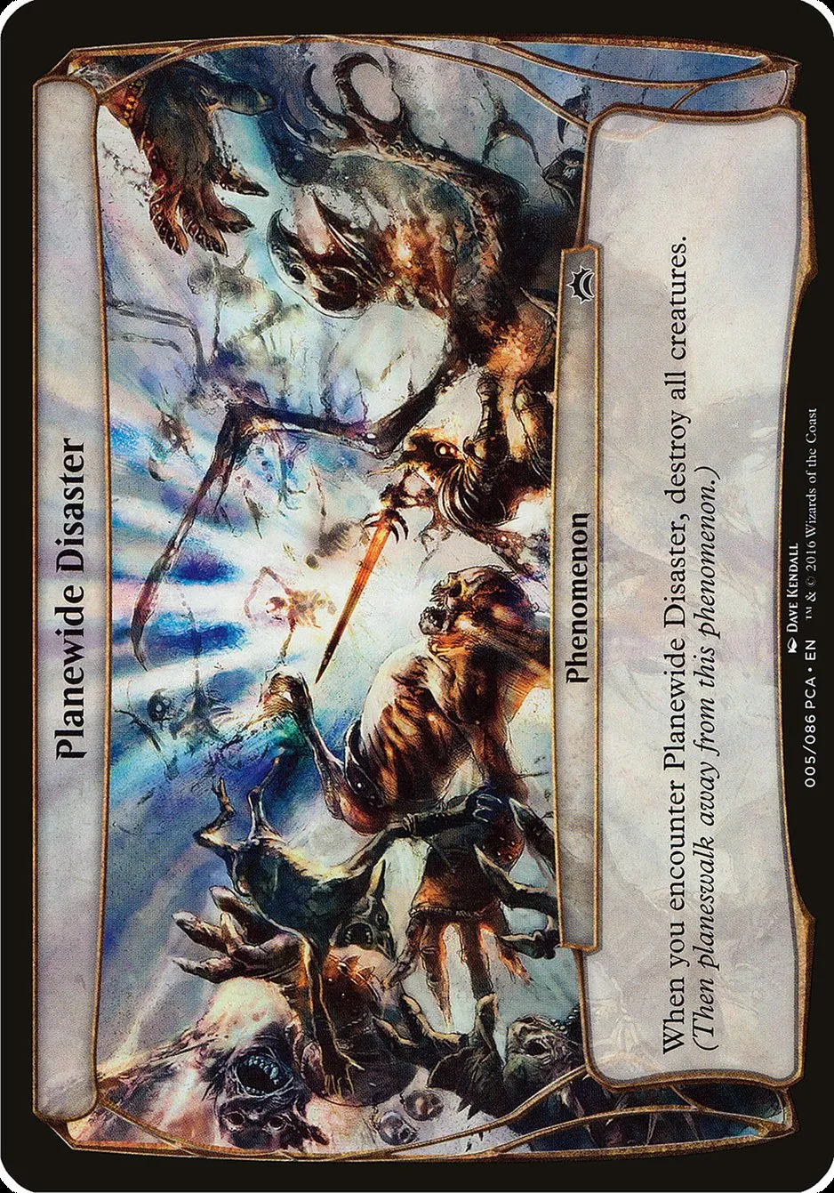 2016 Planechase Anthology Planes Planewide Disaster common #5 common card image