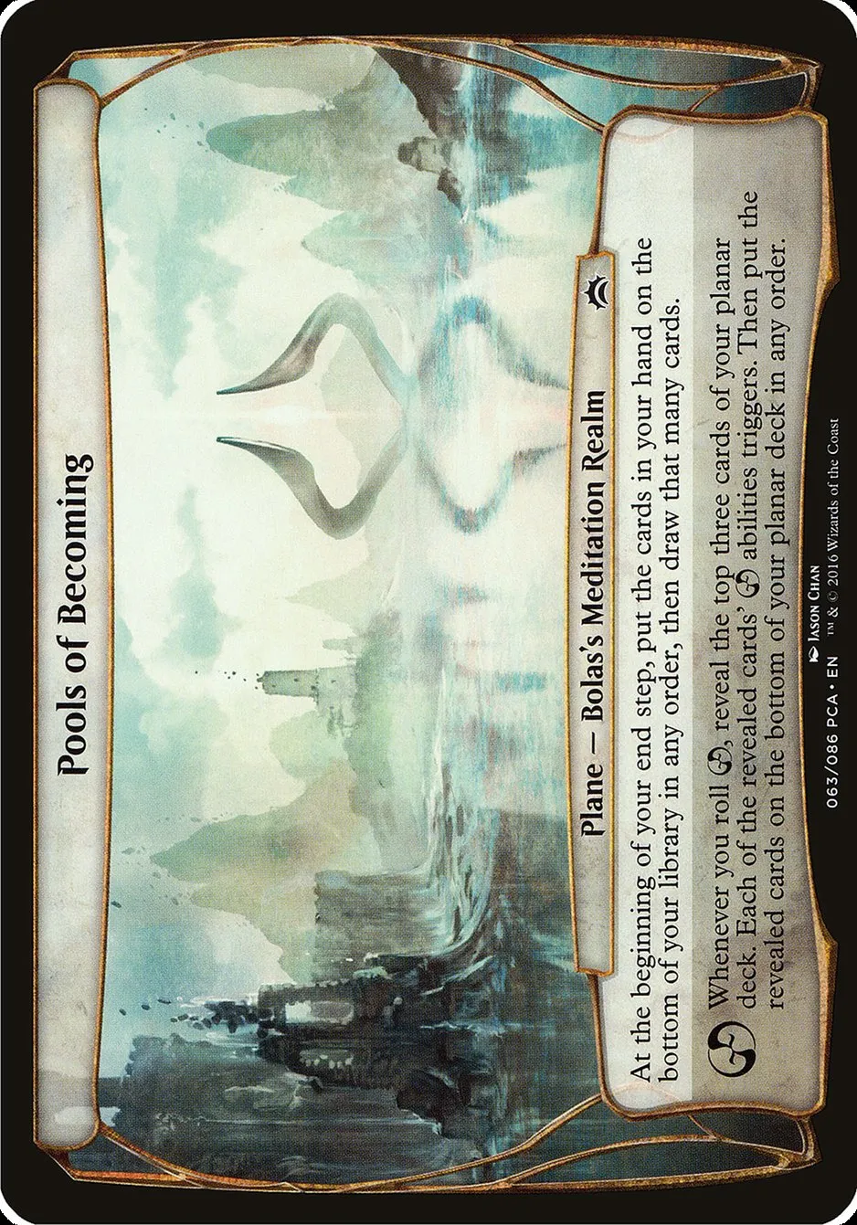 2016 Planechase Anthology Planes Pools of Becoming common #63 common card image