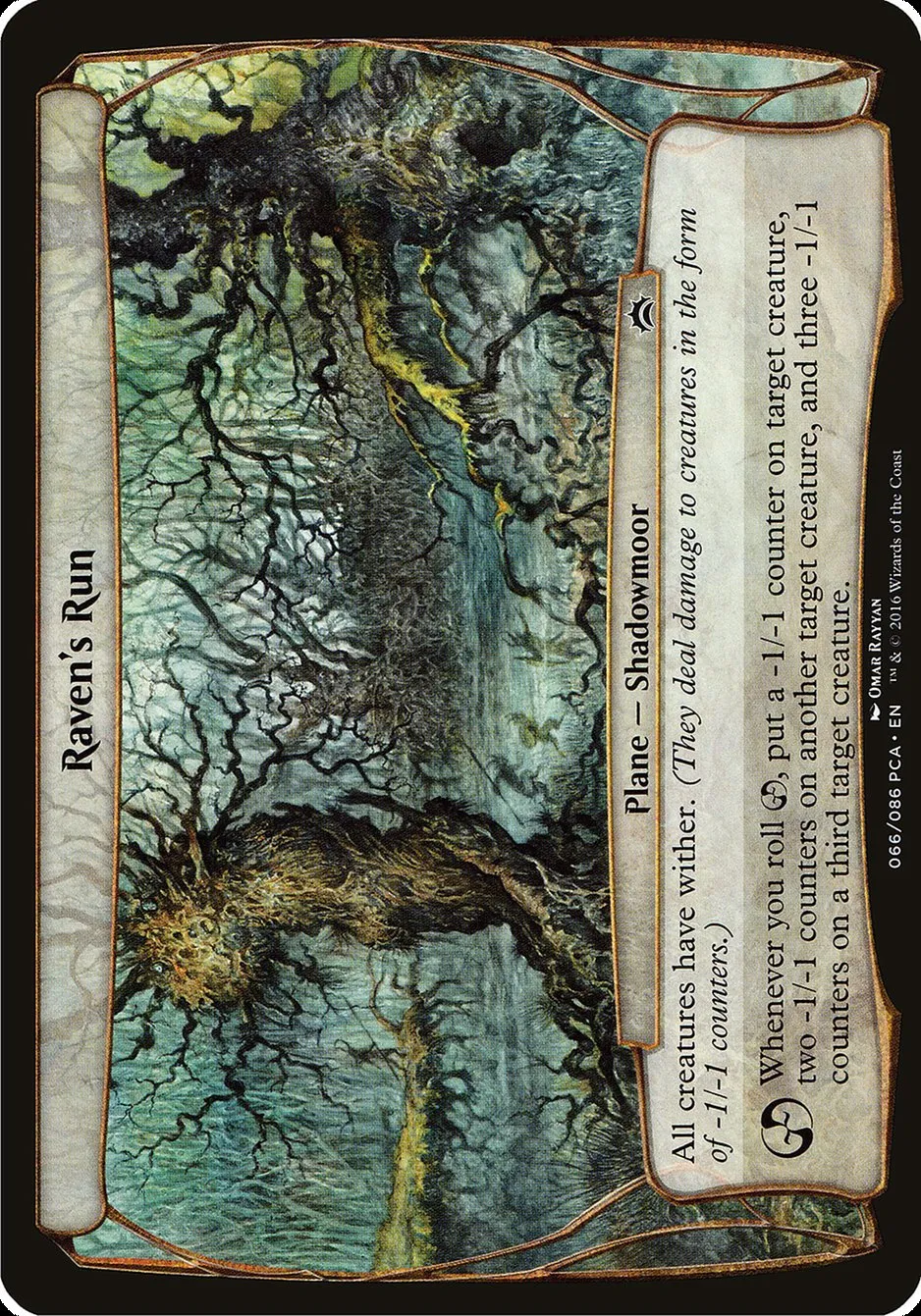 2016 Planechase Anthology Planes Raven's Run common #66 common card image