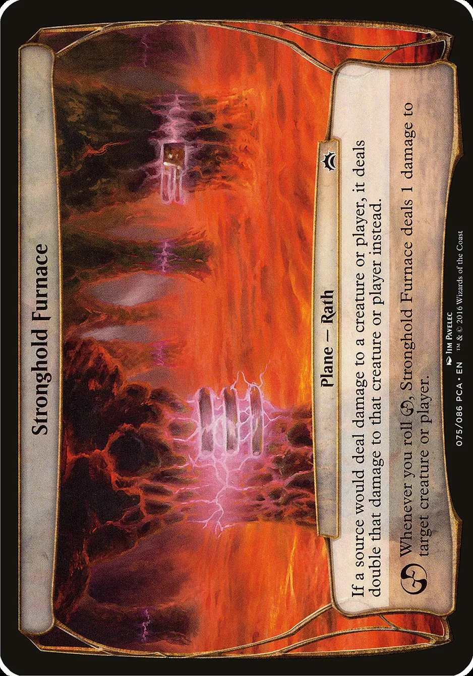 2016 Planechase Anthology Planes Stronghold Furnace common #75 common card image