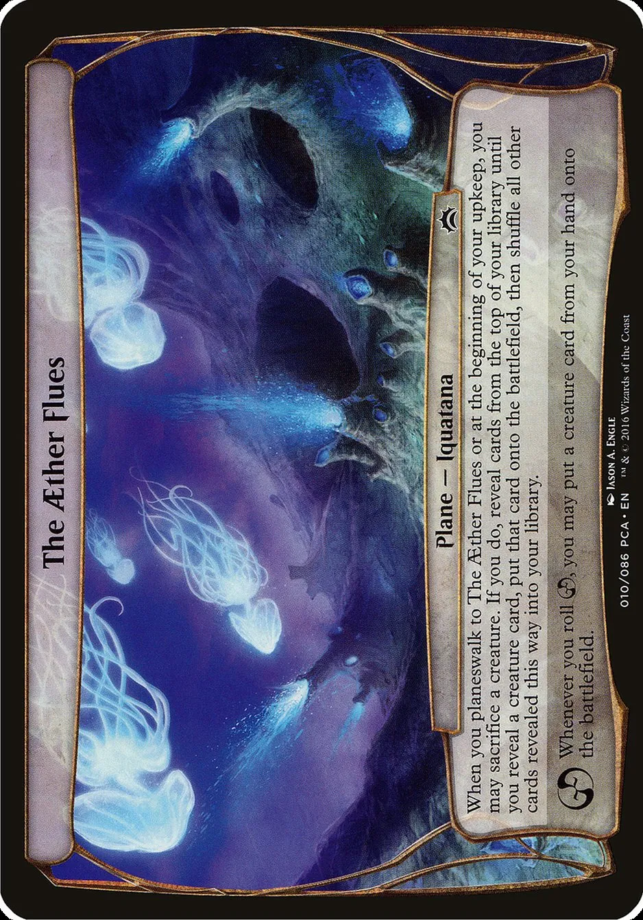 2016 Planechase Anthology Planes The Aether Flues common #10 common card image