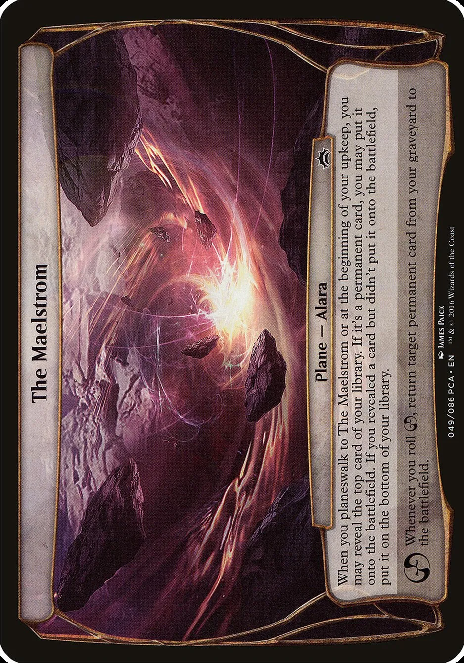 2016 Planechase Anthology Planes The Maelstrom common #49 common card image