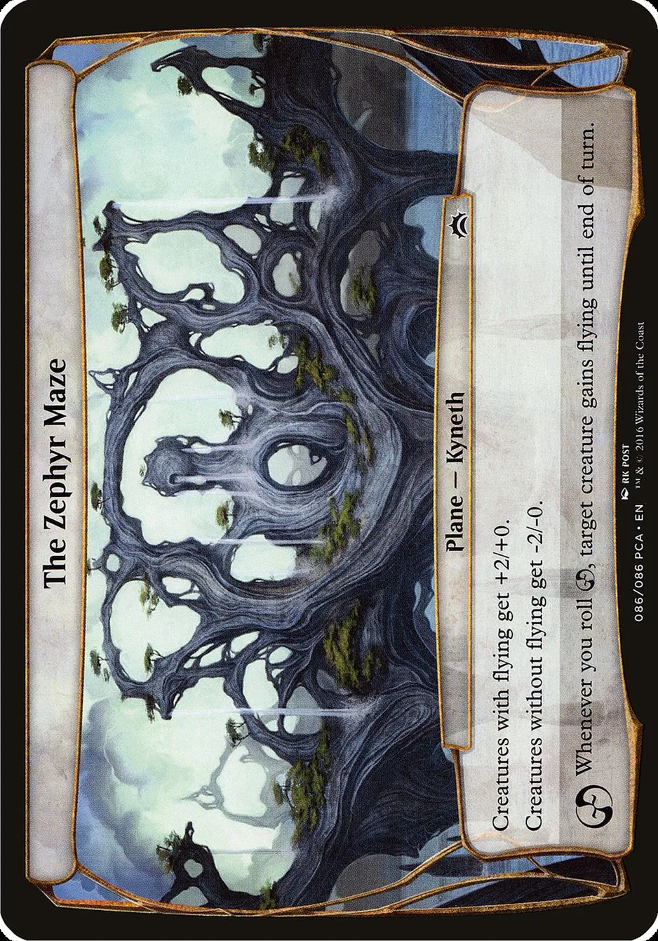 2016 Planechase Anthology Planes The Zephyr Maze #86 common card image