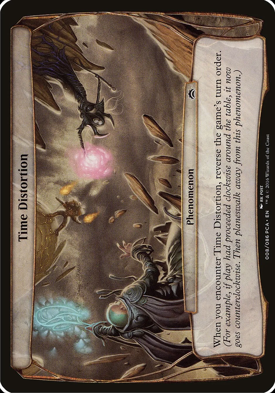 2016 Planechase Anthology Planes Time Distortion common #8 common card image