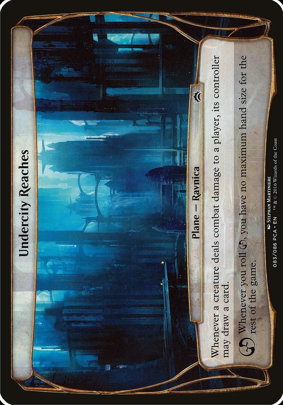 2016 Planechase Anthology Planes Undercity Reaches #83 common card image
