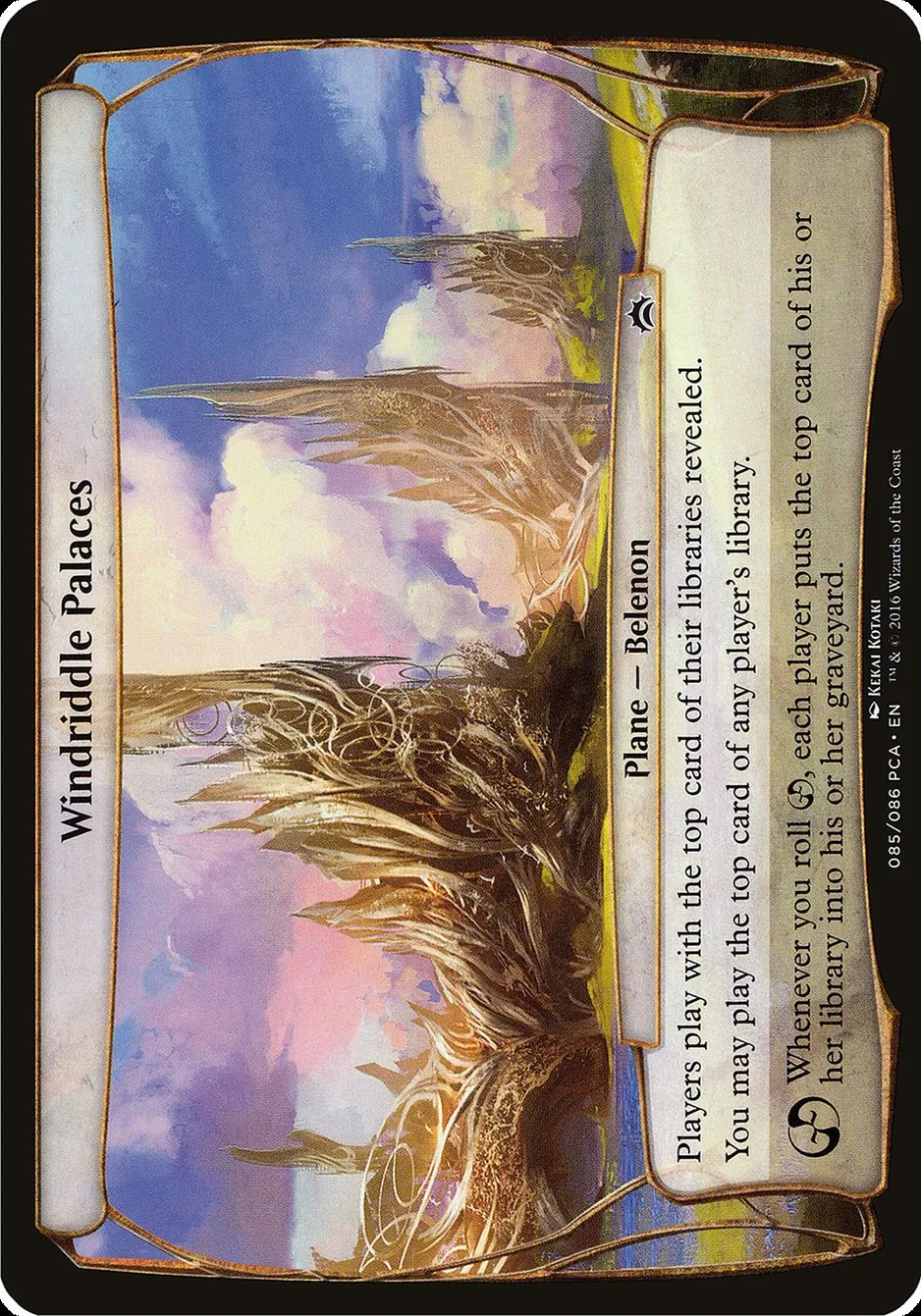 2016 Planechase Anthology Planes Windriddle Palaces common #85 common card image