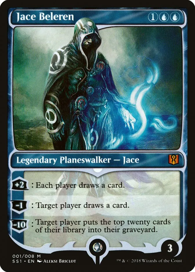 2018 Signature Spellbook: Jace Jace Beleren #1 mythic card image