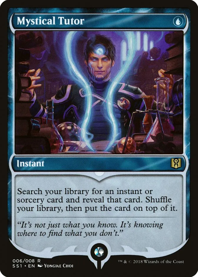 2018 Signature Spellbook: Jace Mystical Tutor #6 rare card image