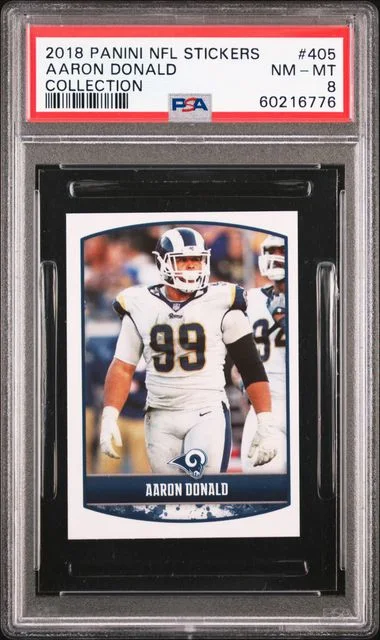 2018 Panini Aaron Donald NFL Stickers Collection #405 card image