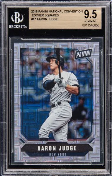 2018 Panini Aaron Judge National Convention Escher Squares #47 card image