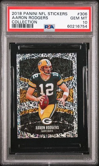 2018 Panini Aaron Rodgers NFL Stickers Collection #306 card image