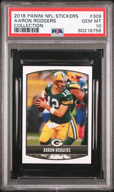 2018 Panini Aaron Rodgers NFL Stickers Collection #309 card image