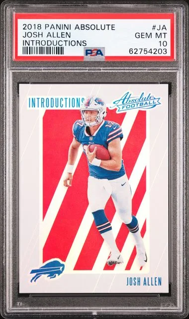 2018 Panini Absolute Josh Allen Introductions #JA card image