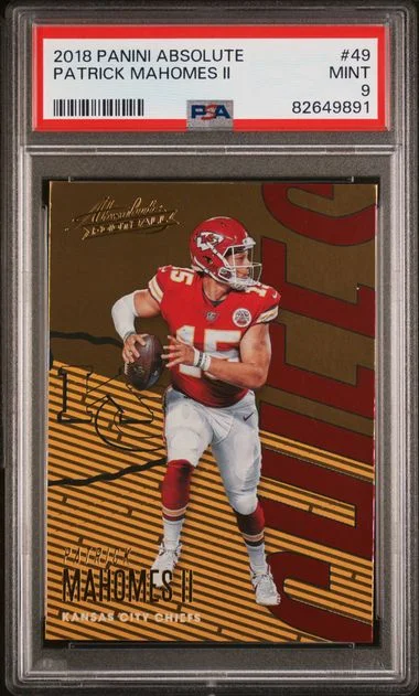 2018 Panini Absolute Patrick Mahomes II #49 card image