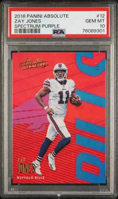 2018 Panini Absolute Zay Jones Spectrum Purple #12 card image