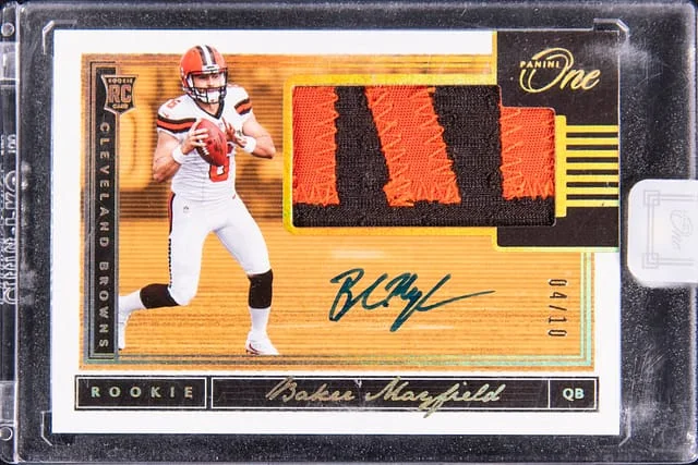 2018 Panini Baker Mayfield One #2 card image
