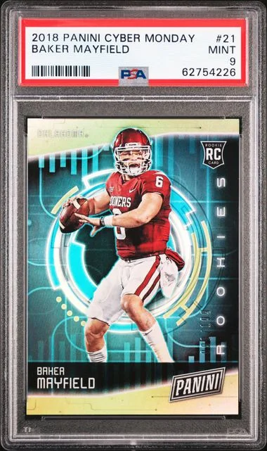 2018 Panini Baker Mayfield Cyber Monday #21 card image
