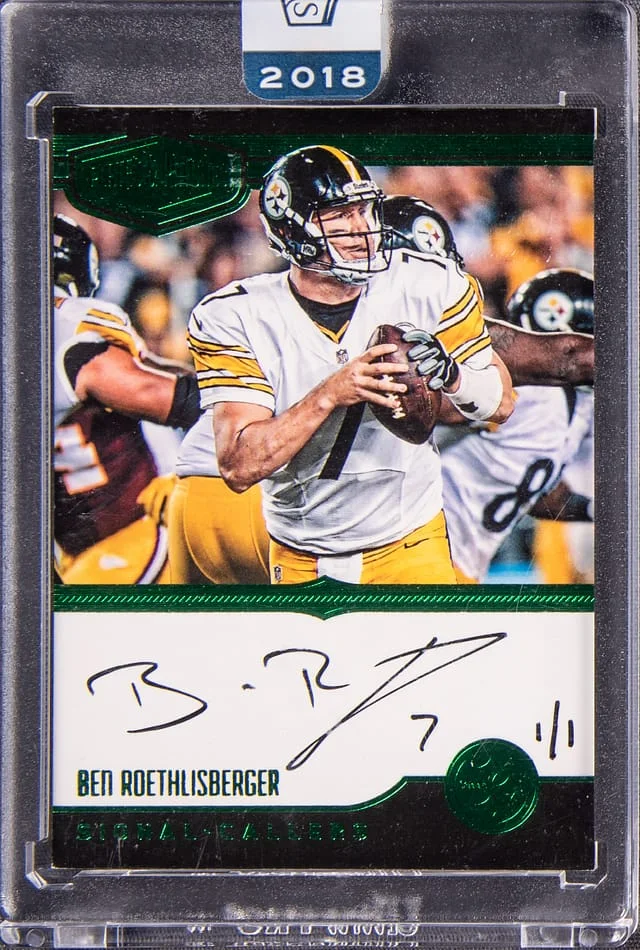 2018 Panini Ben Roethlisberger Honors 2016 Plates & Patches #3 card image