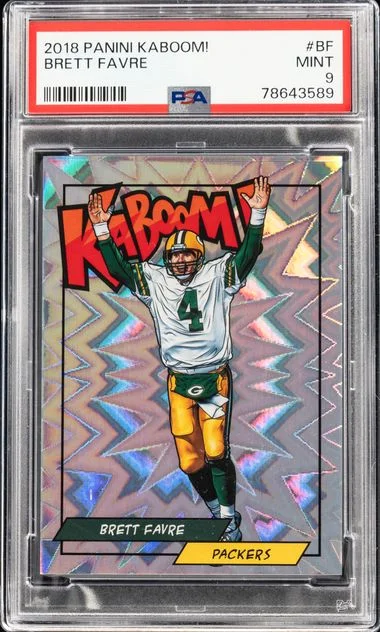 2018 Panini Brett Favre Kaboom! #K-BF card image