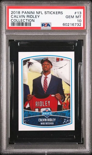 2018 Panini Calvin Ridley NFL Stickers Collection #13 card image