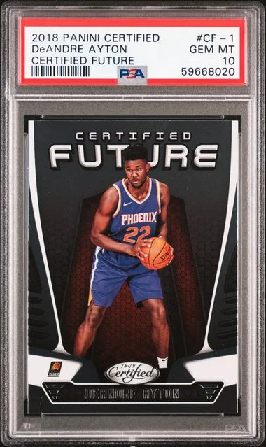 2018 Panini Certified Deandre Ayton Certified Future #Cf-1 card image