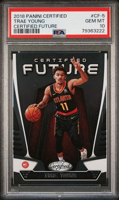2018 Panini Certified Trae Young Certified Future #CF-5 card image