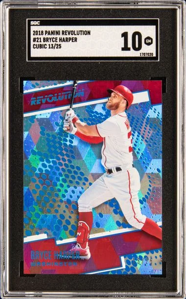 2018 Panini Chronicles Bryce Harper Revolution Cubic #21 card image