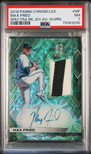 2018 Panini Chronicles Max Fried Spectra Jersey Autographs #MF card image