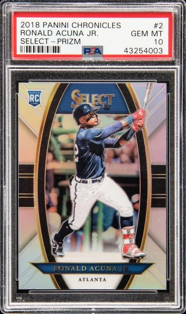 2018 Panini Chronicles Ronald Acuna Jr. Select #2 card image
