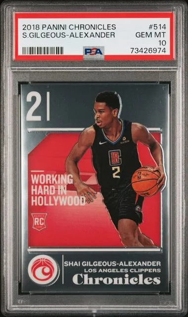 2018 Panini Chronicles Shai Gilgeous-Alexander #514 card image