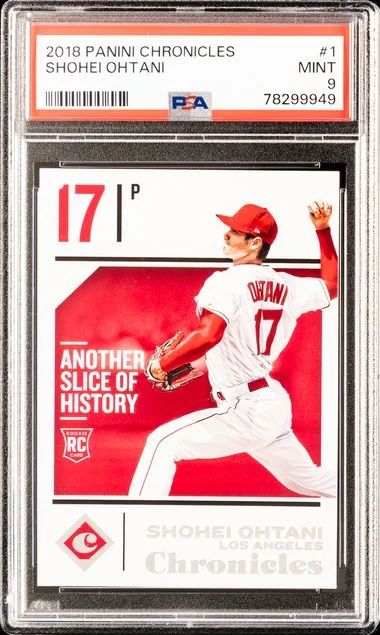 2018 Panini Chronicles Shohei Ohtani #1 card image